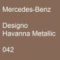 Preview: Mercedes-Benz, Designo Havanna Metallic, 042.